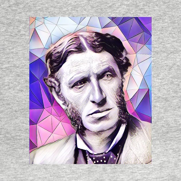 Matthew Arnold Pink Portrait | Matthew Arnold Artwork 8 by JustLit